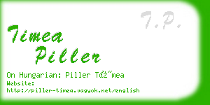 timea piller business card